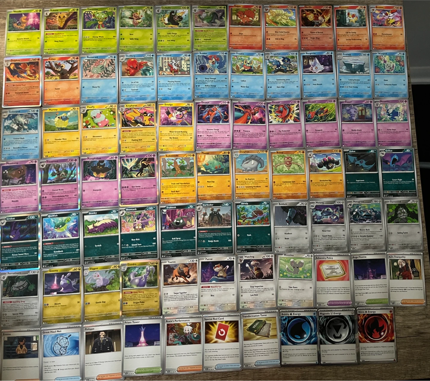 Pokemon - Chaos Rising Complete R/U/C Set