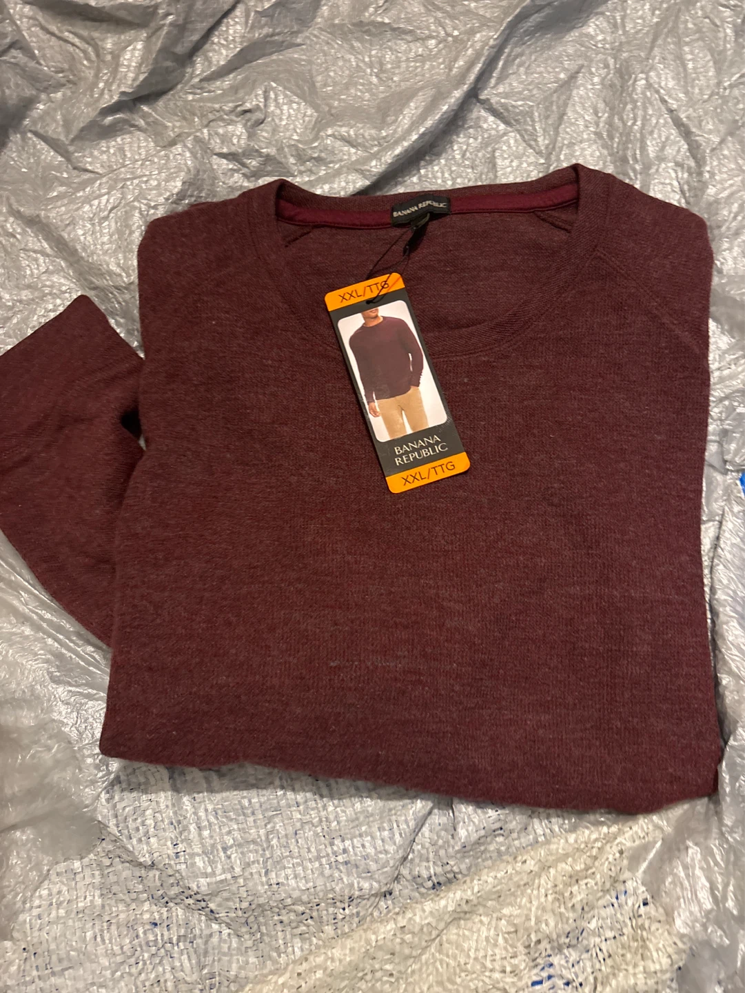Banana Republic Men's Crew Neck Sweater - XXL