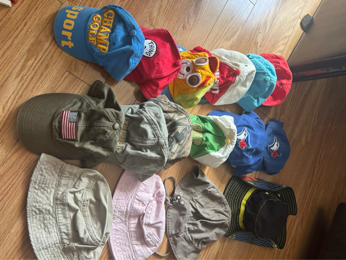 Bundle of Kids Sun Hats All for $50