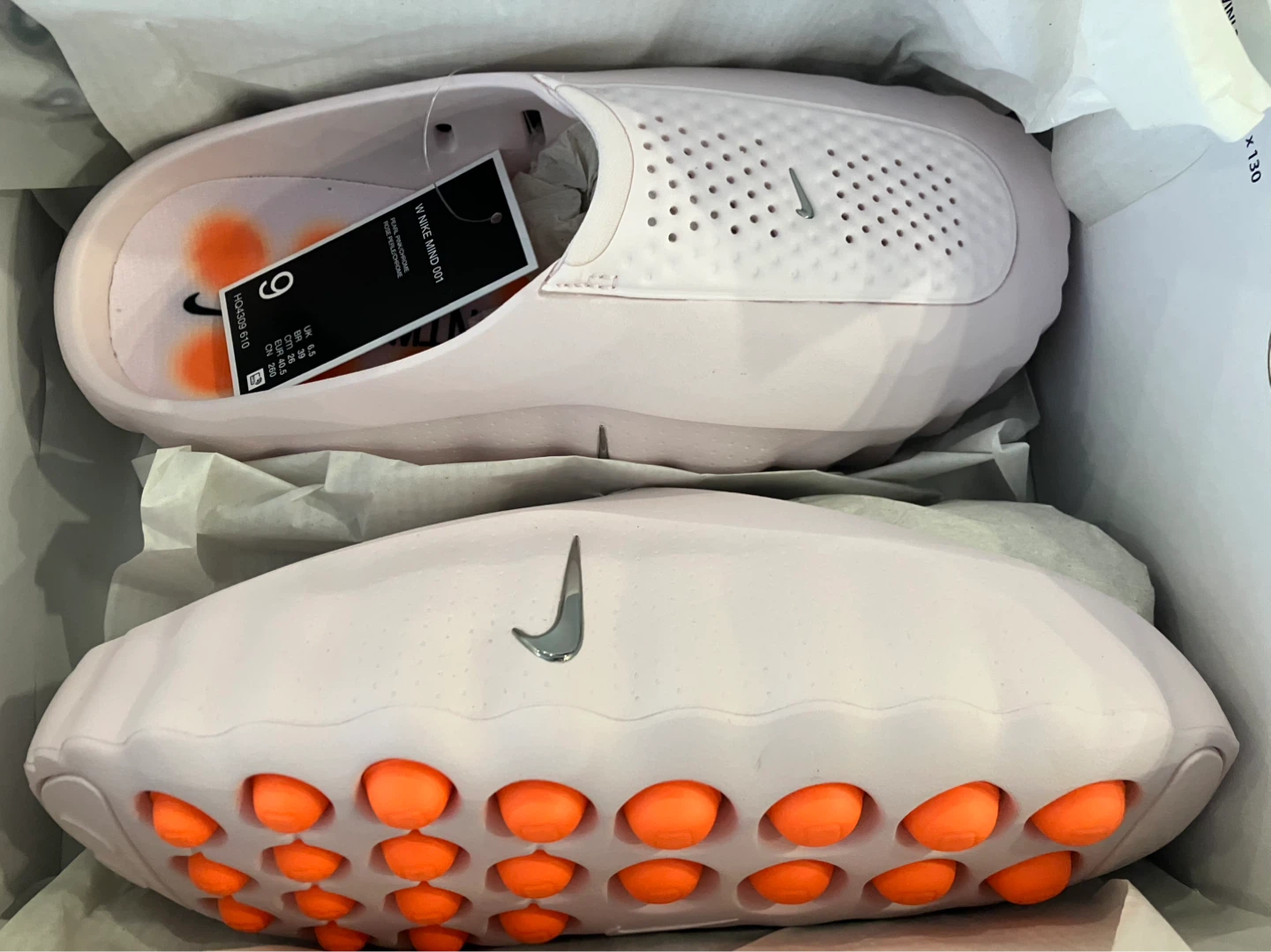 Nike Mind 001 Women Pearl Pink/ Chrome 9 W