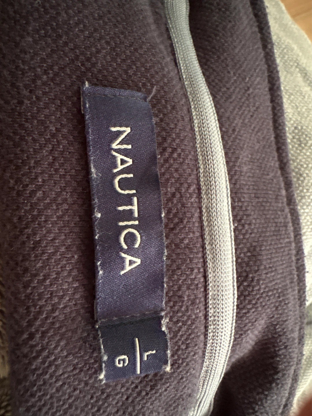 Nautica Quarter-Zip Sweatshirt - Grey - Size L - photo 2