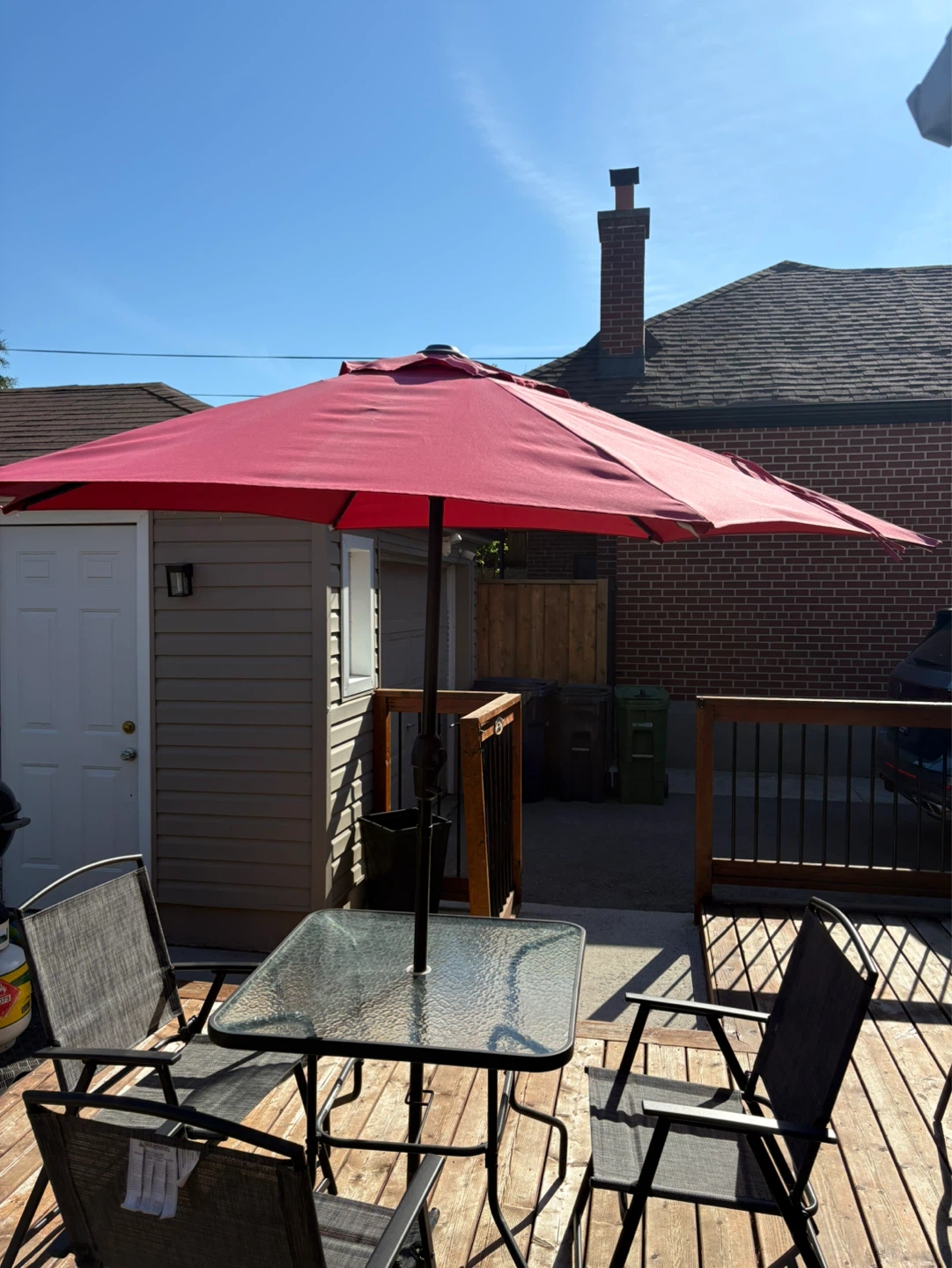 9’ round patio umbrella - photo 3