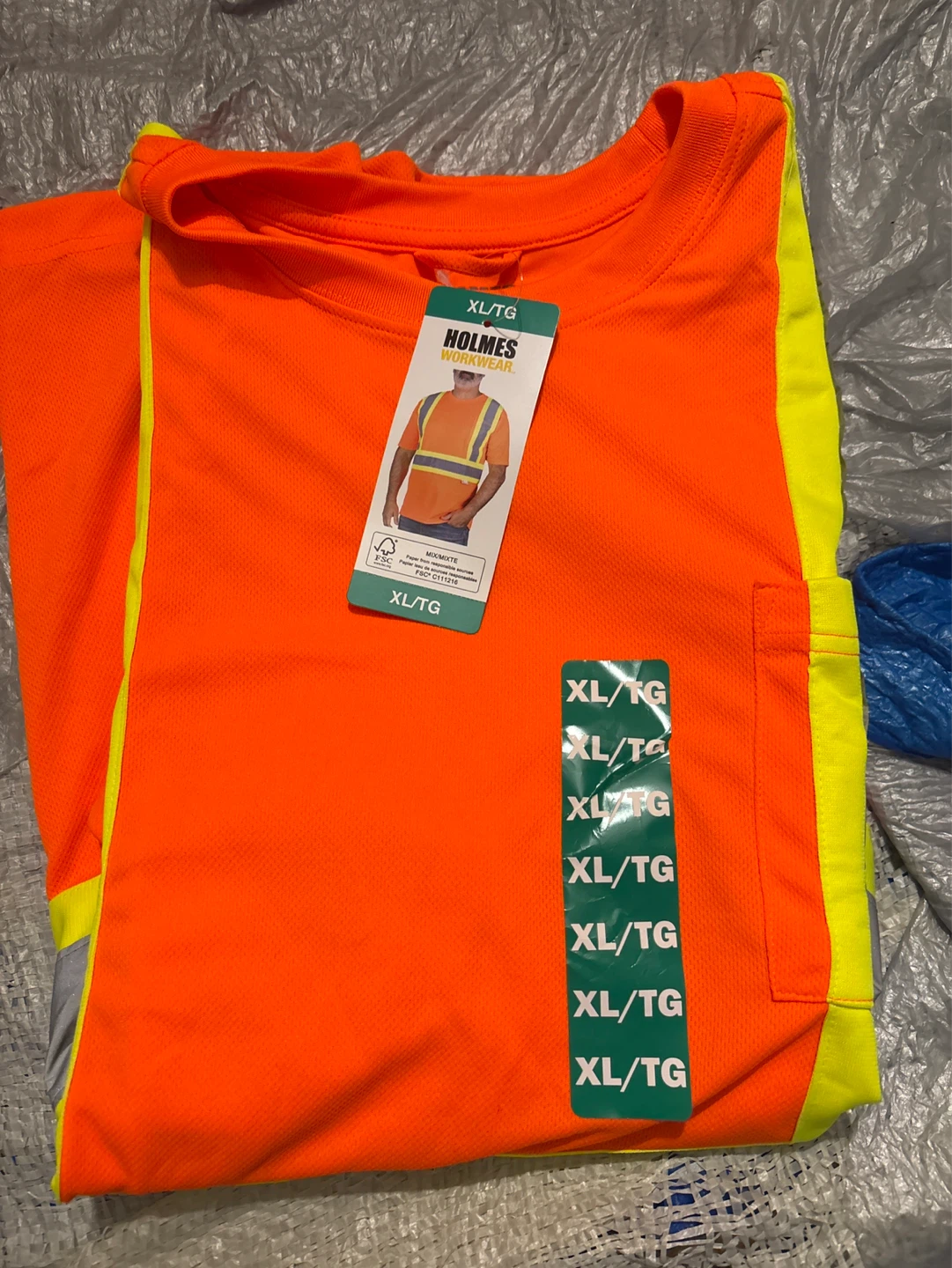 Holmes Workwear Safety T-Shirt XL/TG Orange
