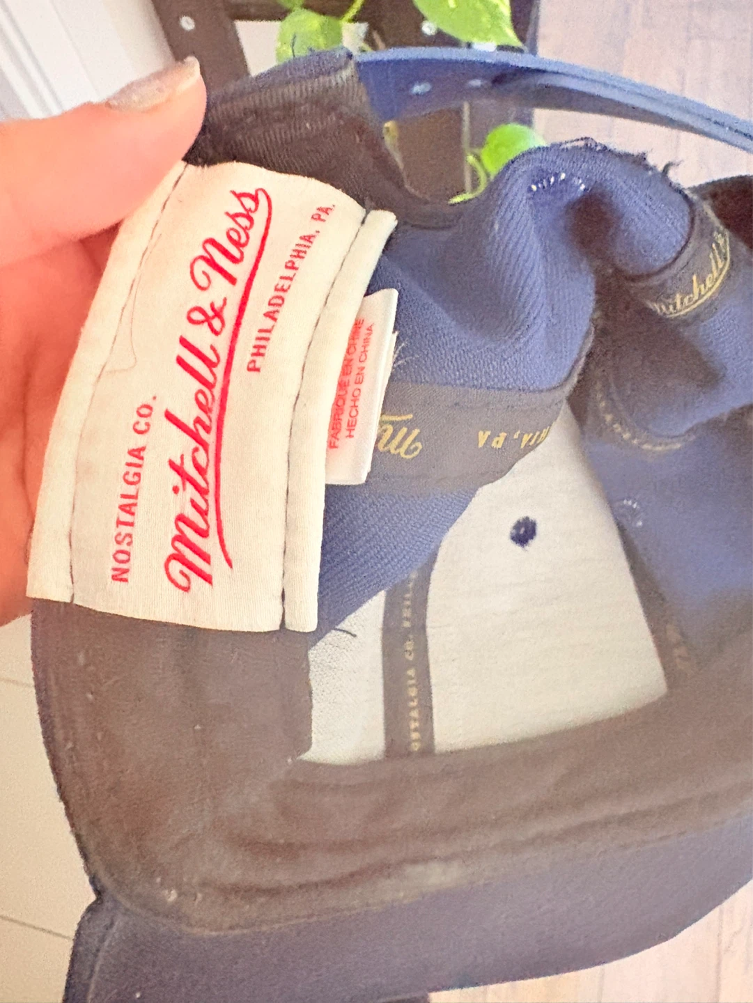 Mitchell & Ness Navy Baseball Cap - photo 3
