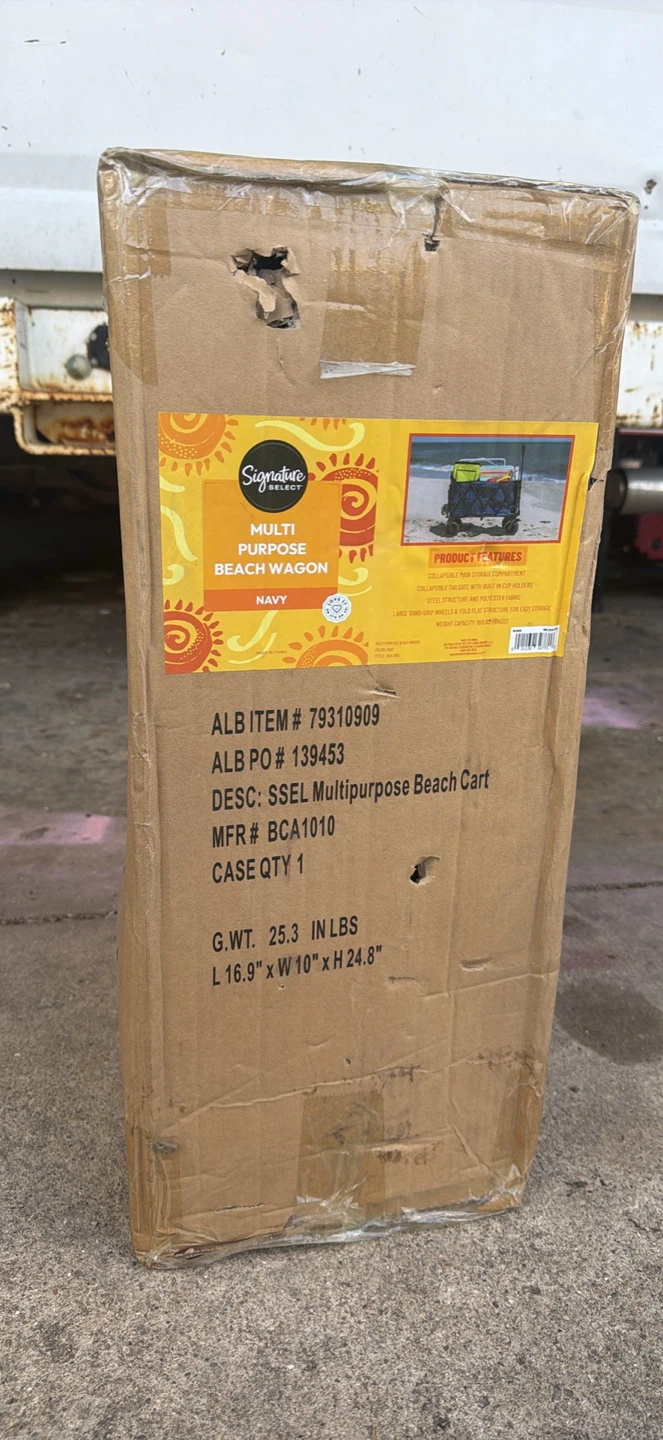 Multipurpose beach cart