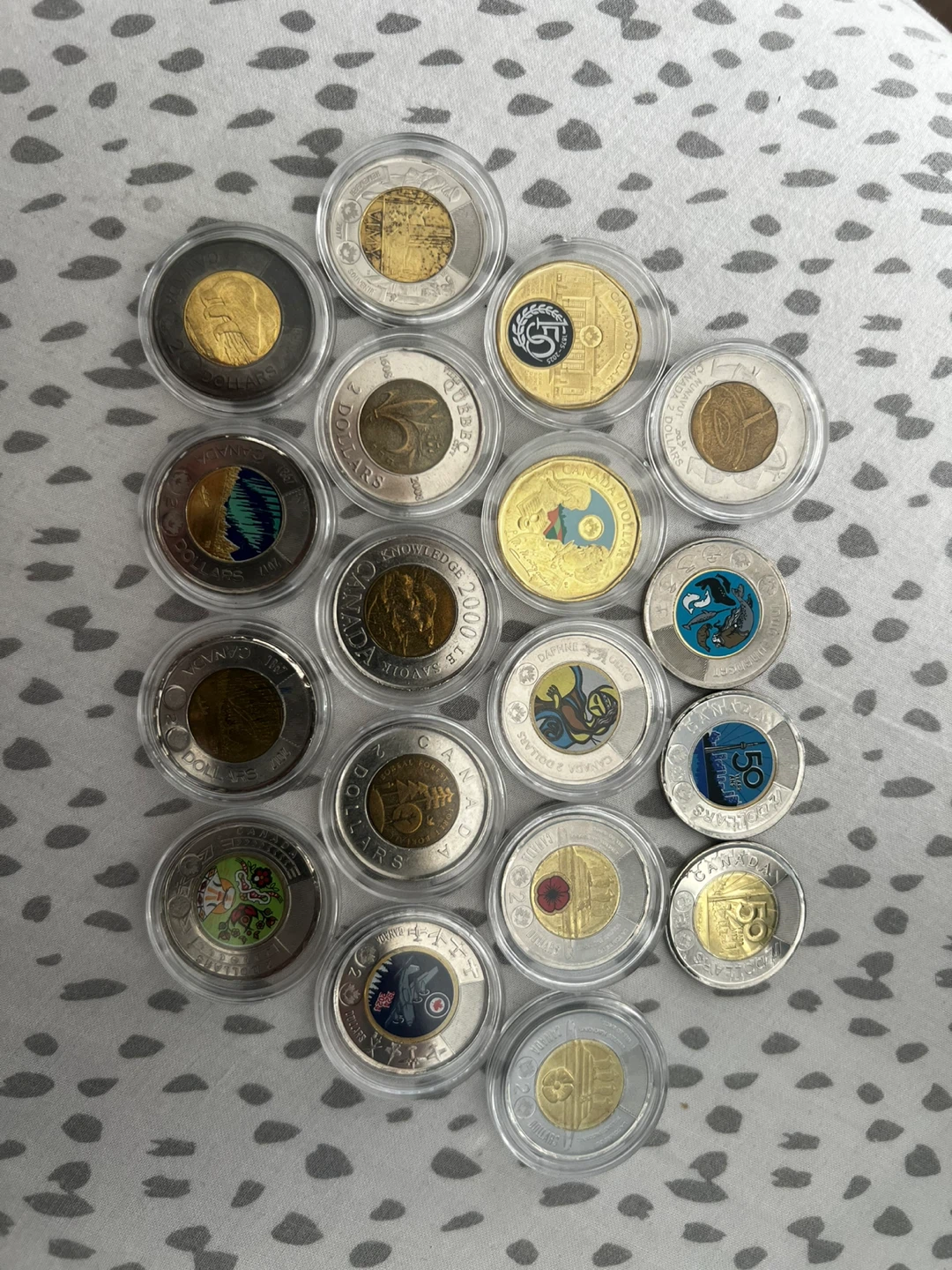 Collection of Canadian coins - Various Designs