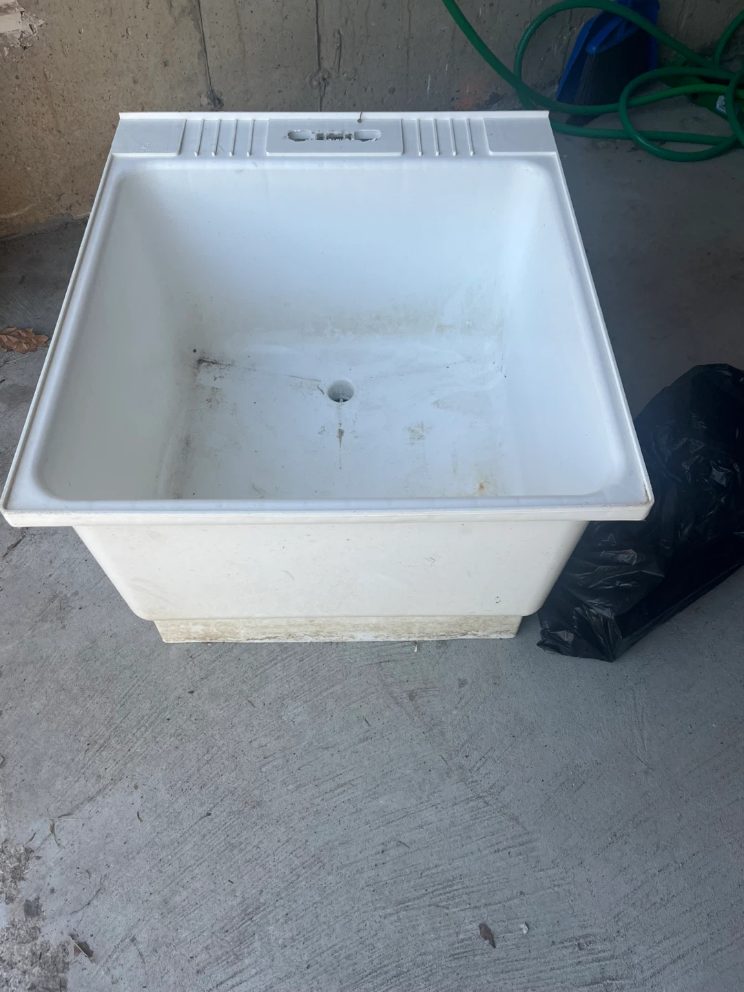 White Utility Sink