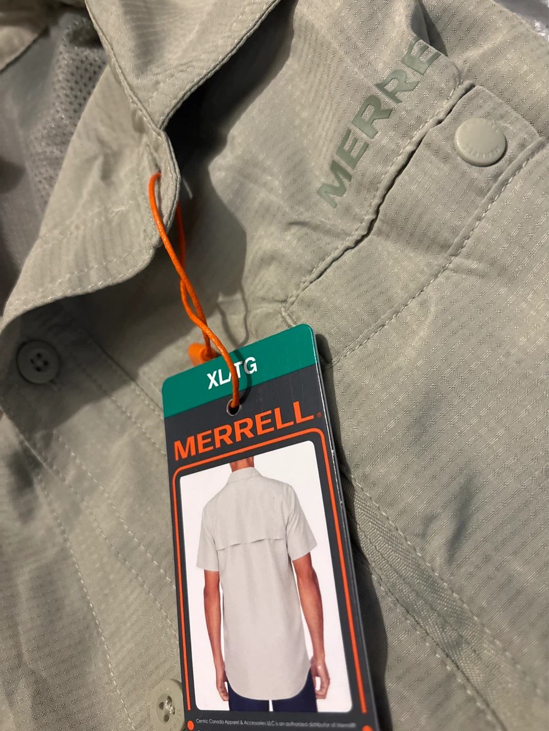 Merrell Men's XL/TG Short Sleeve Button-Up Shirt - photo 3