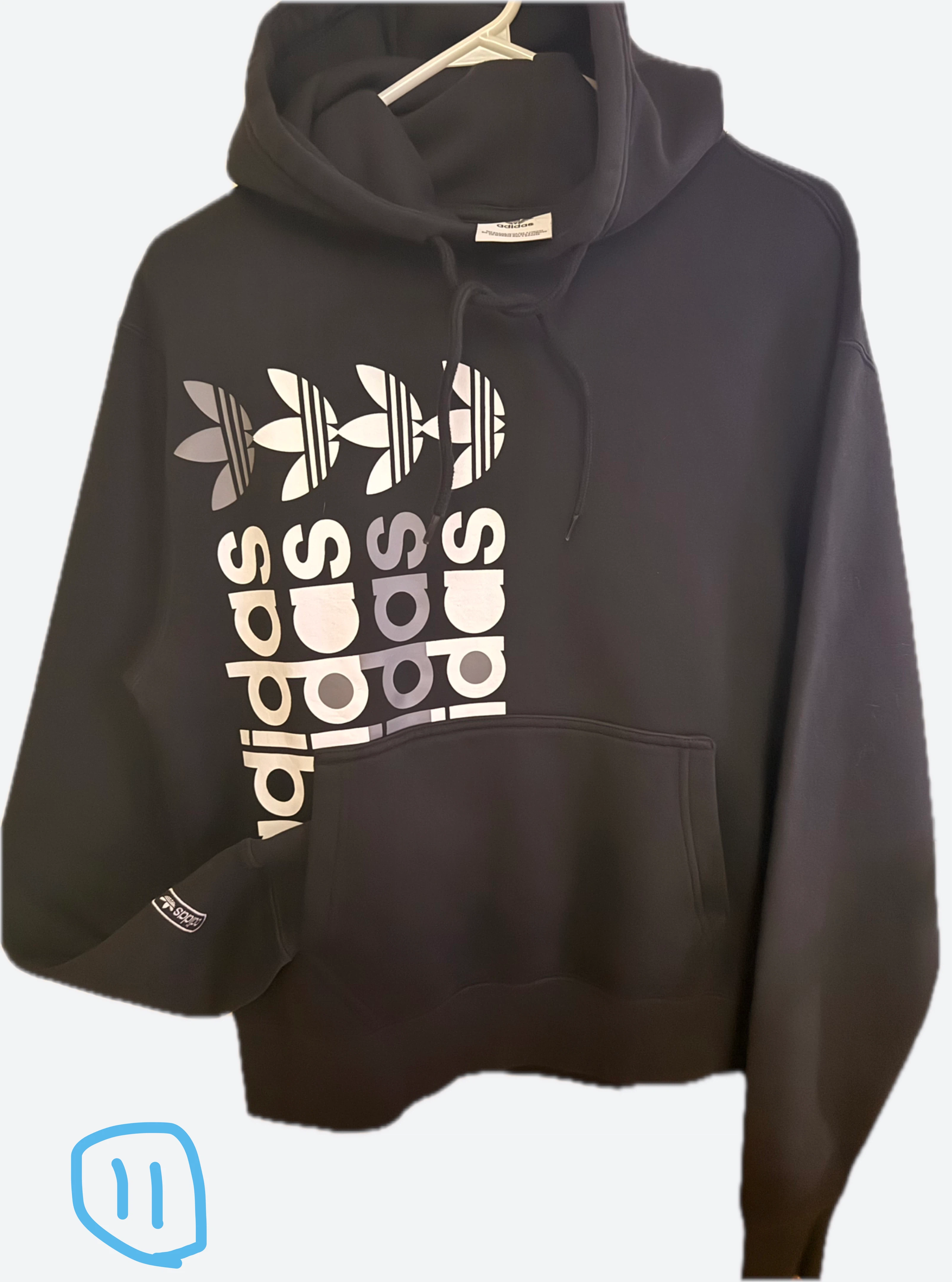 Adidas Black Hoodie
