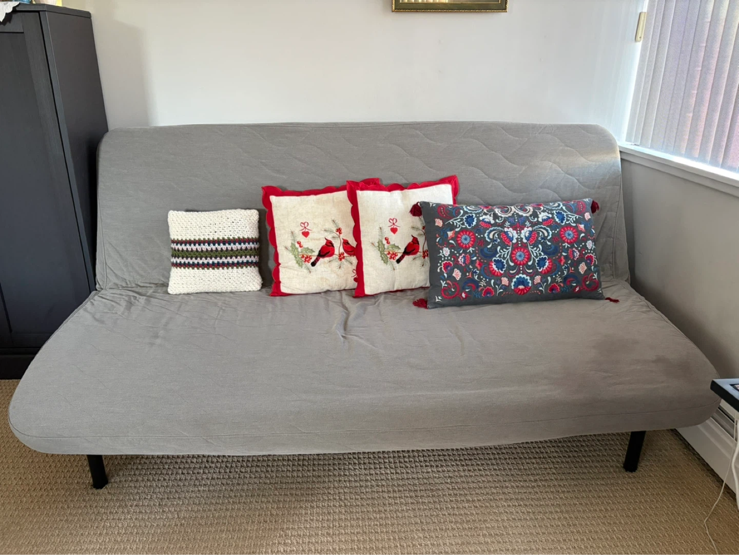 Grey Sofa Bed IKEA Nyhamn - photo 2