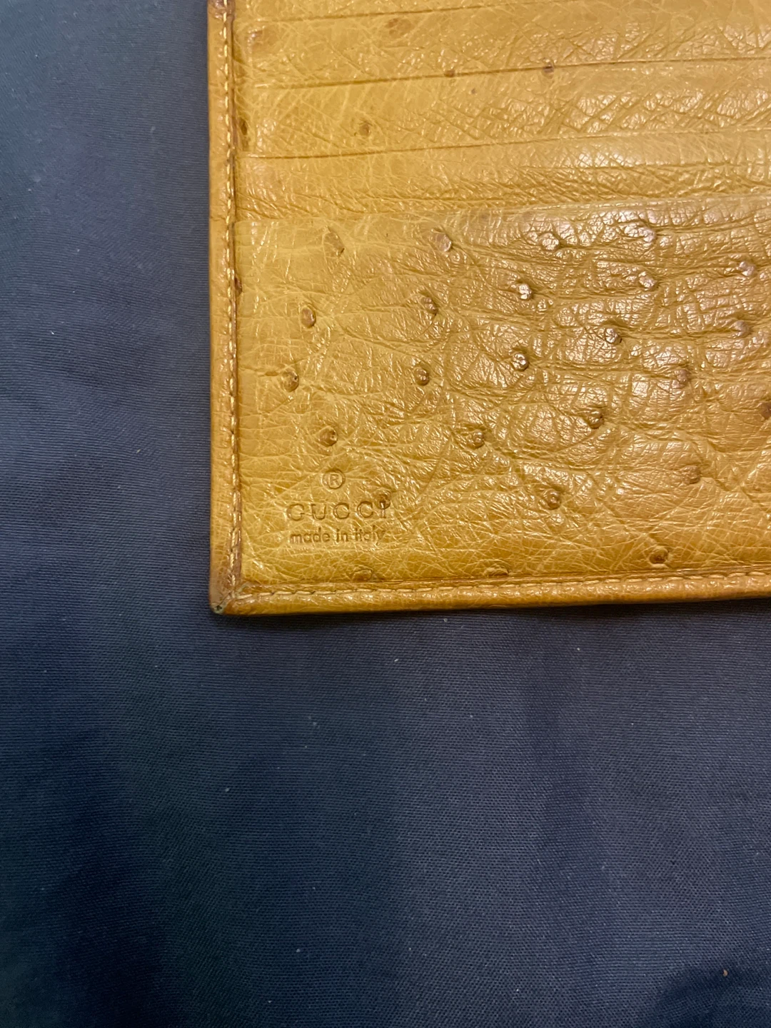 Gucci Ostrich Leather Wallet - photo 2
