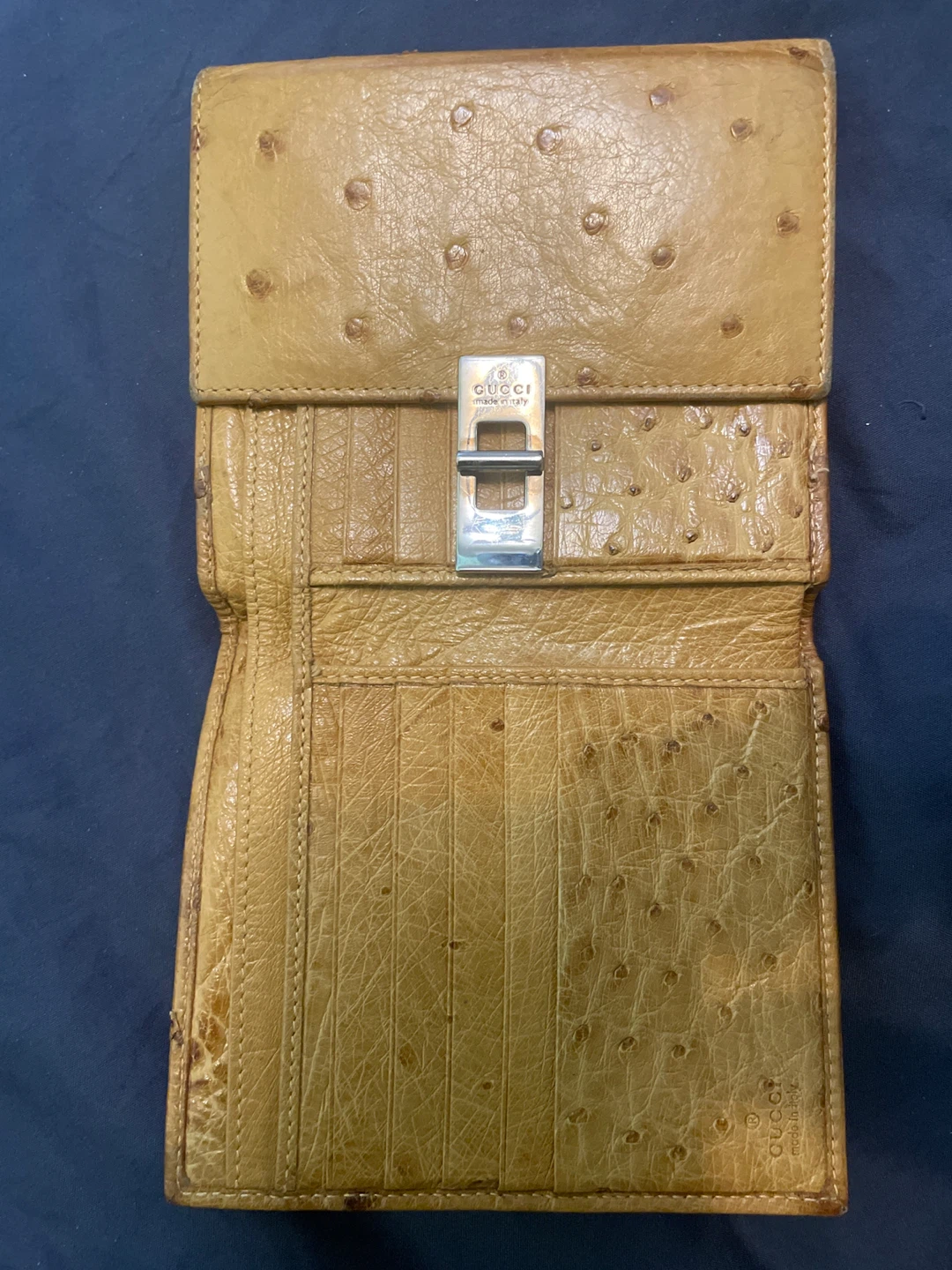 Gucci Ostrich Leather Wallet - photo 5