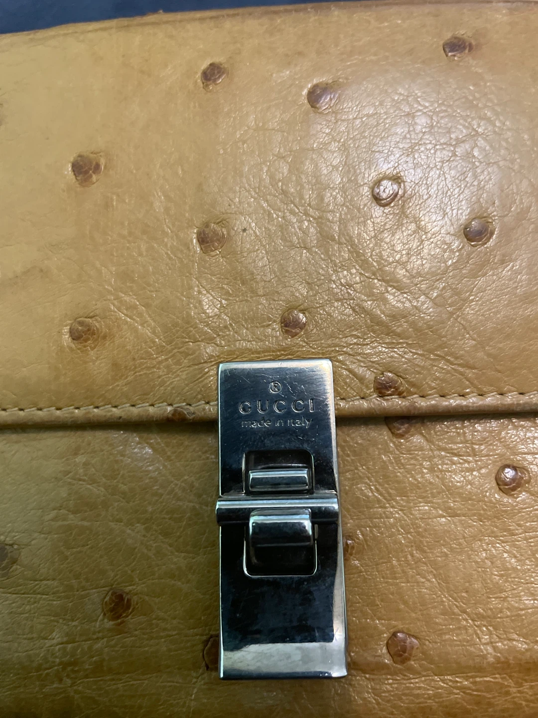 Gucci Ostrich Leather Wallet - photo 3
