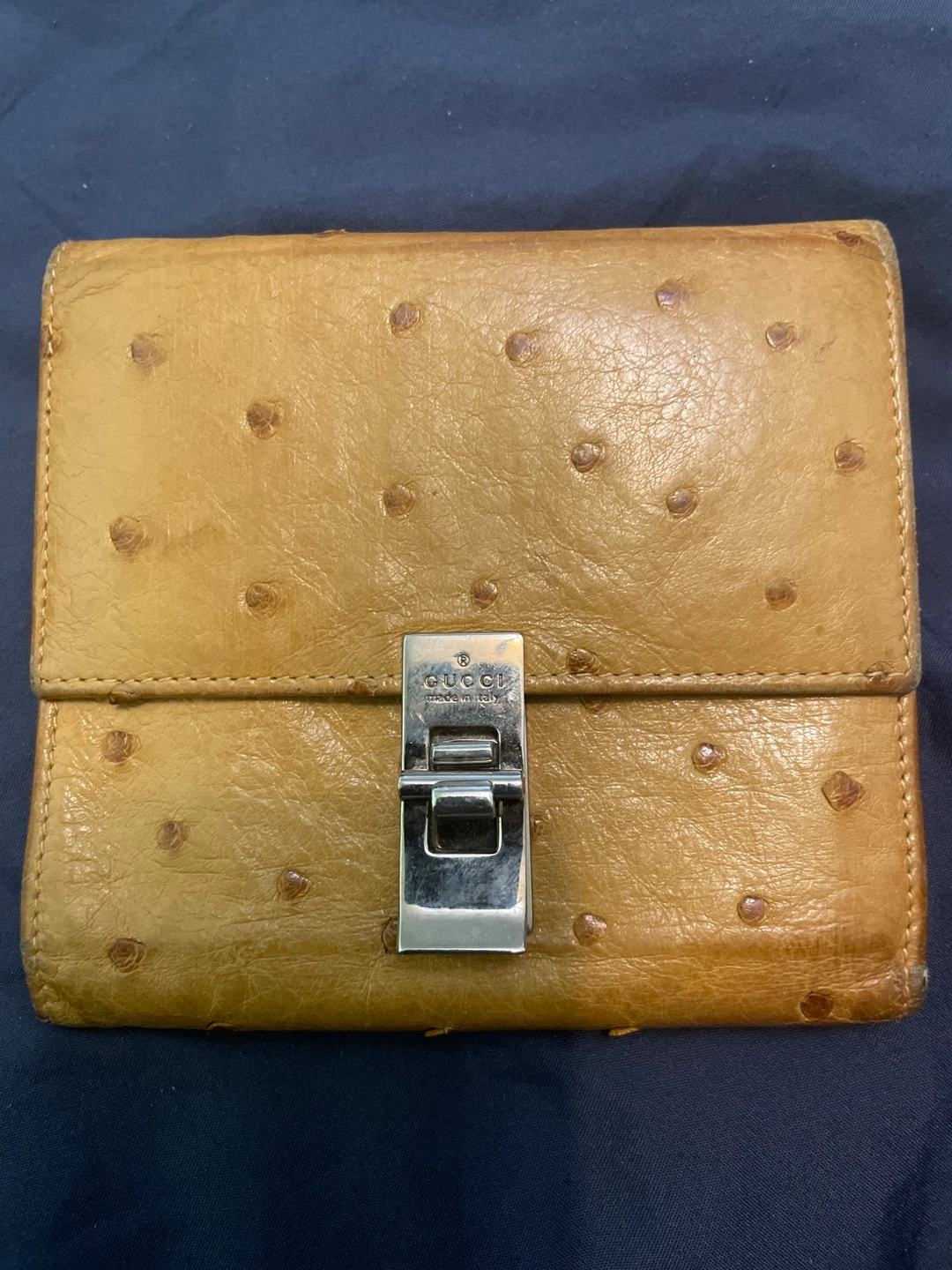 Gucci Ostrich Leather Wallet