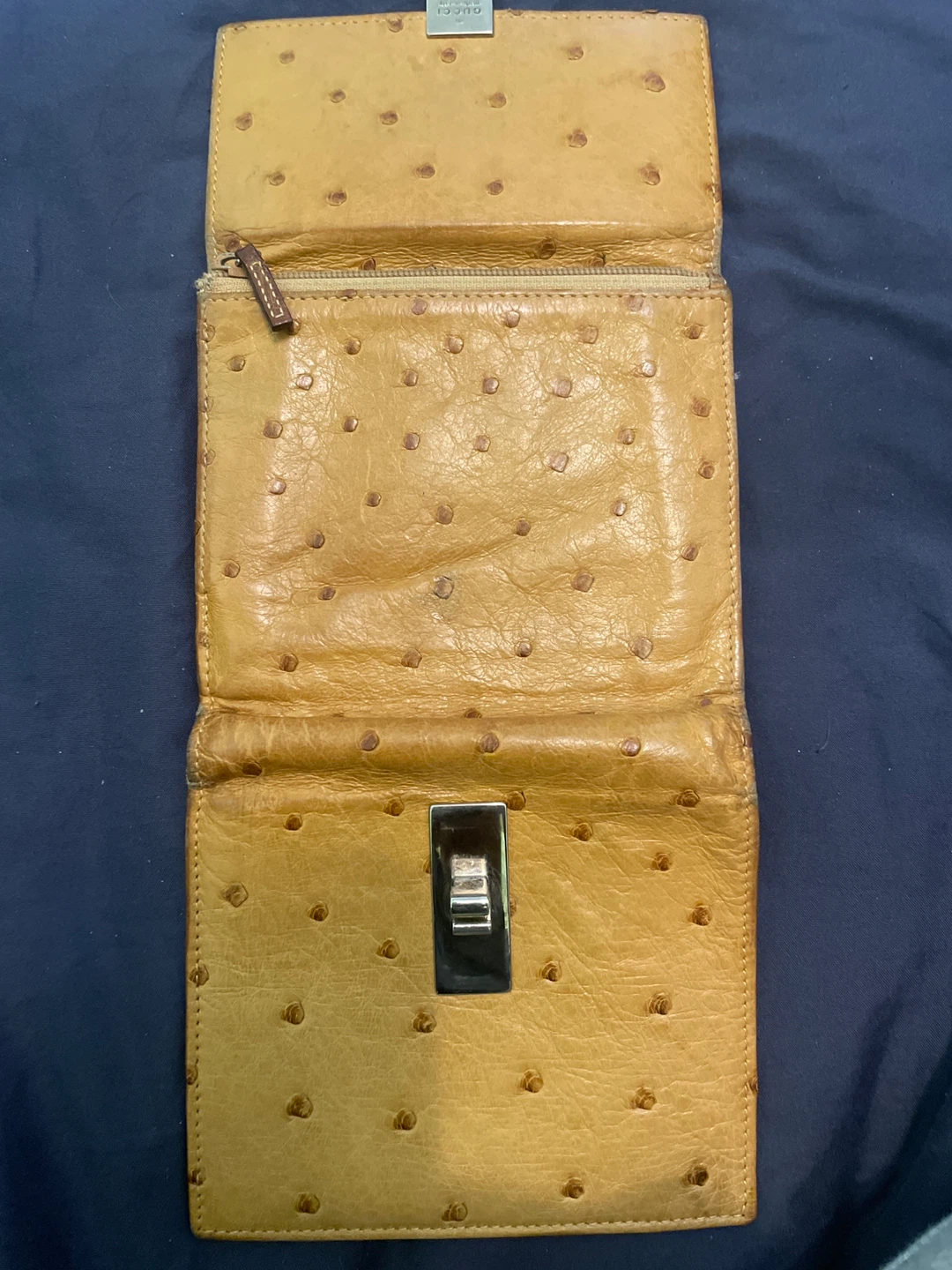 Gucci Ostrich Leather Wallet - photo 4
