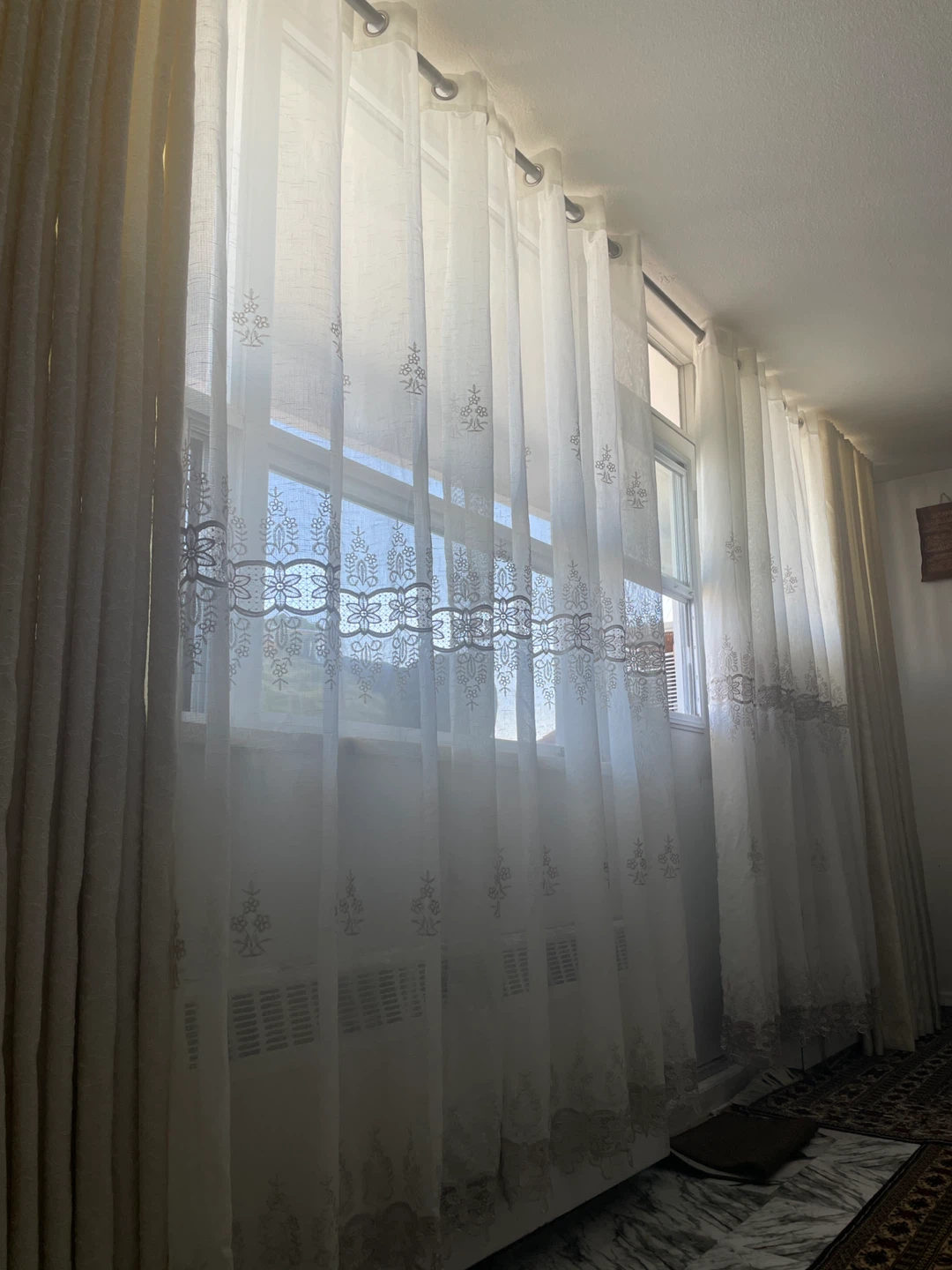 Sheer Lace Curtains