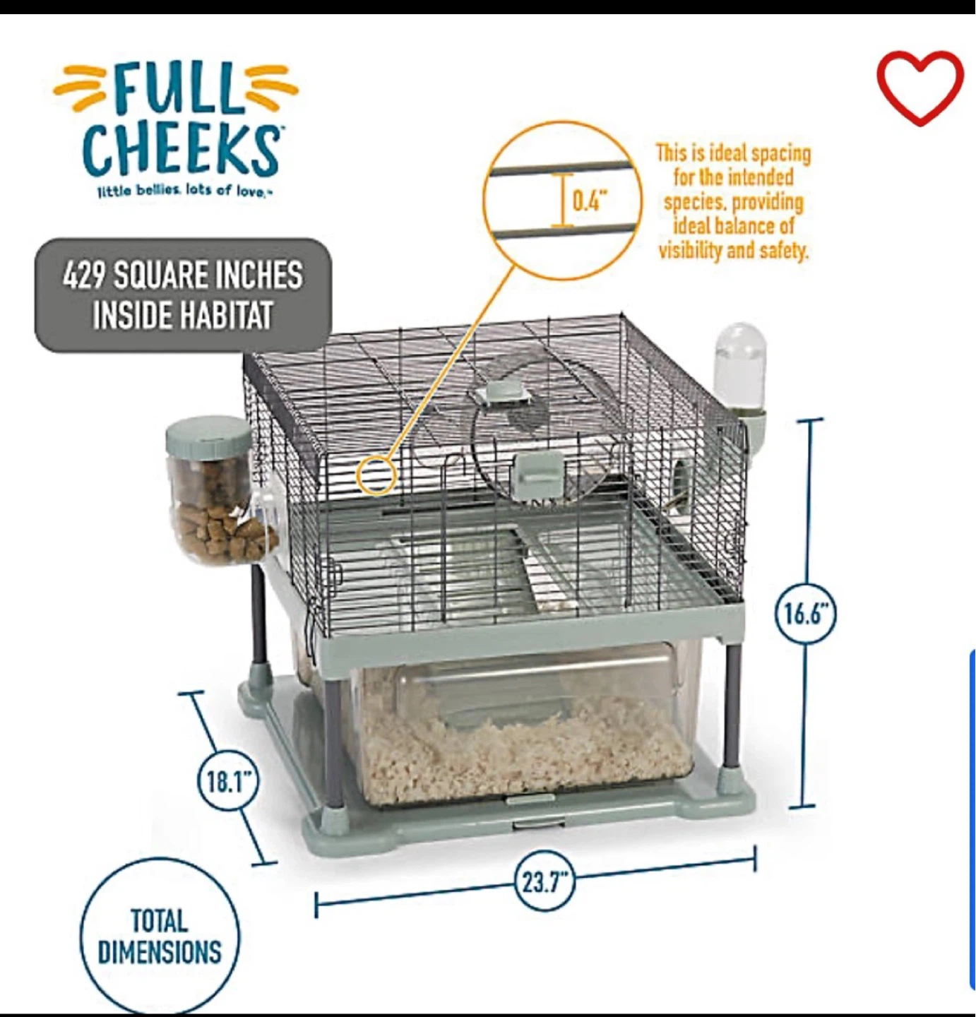 Full Cheeks™ Quick Clean Small Pet Habitat - photo 5