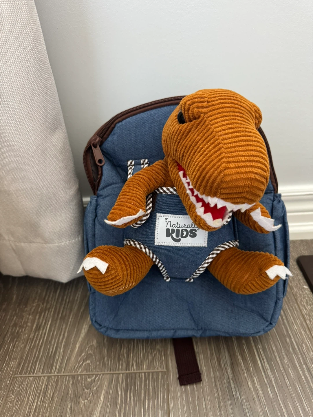 Naturally KIDS Toddler Dinosaur Backpack