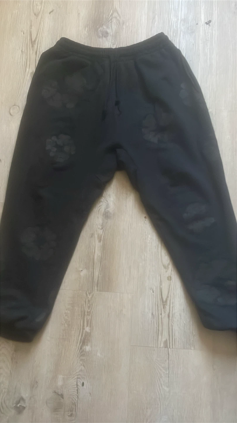 Demin tears pants