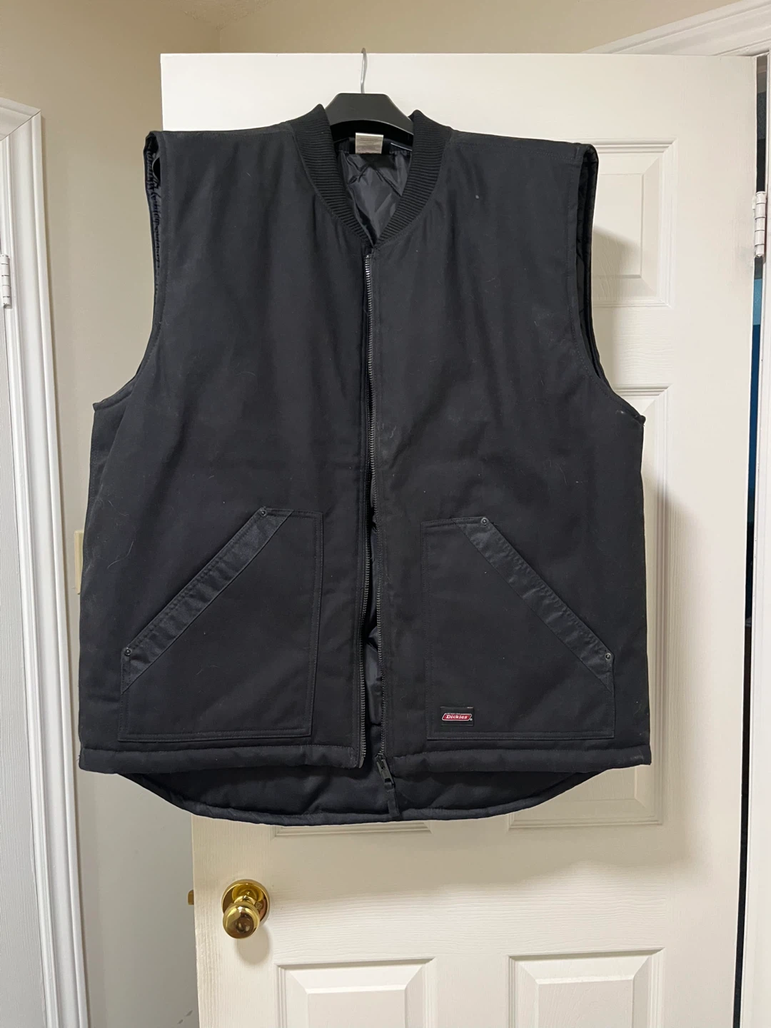 Dickies Black Quilted Work Vest