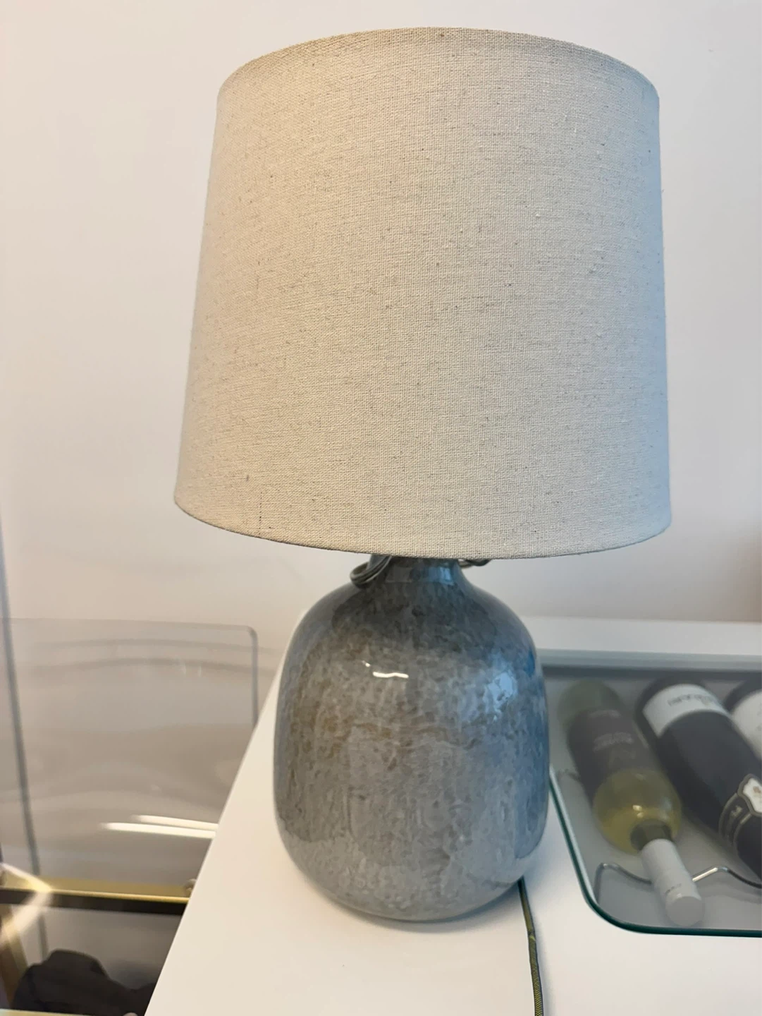Table Lamp with Linen Shade