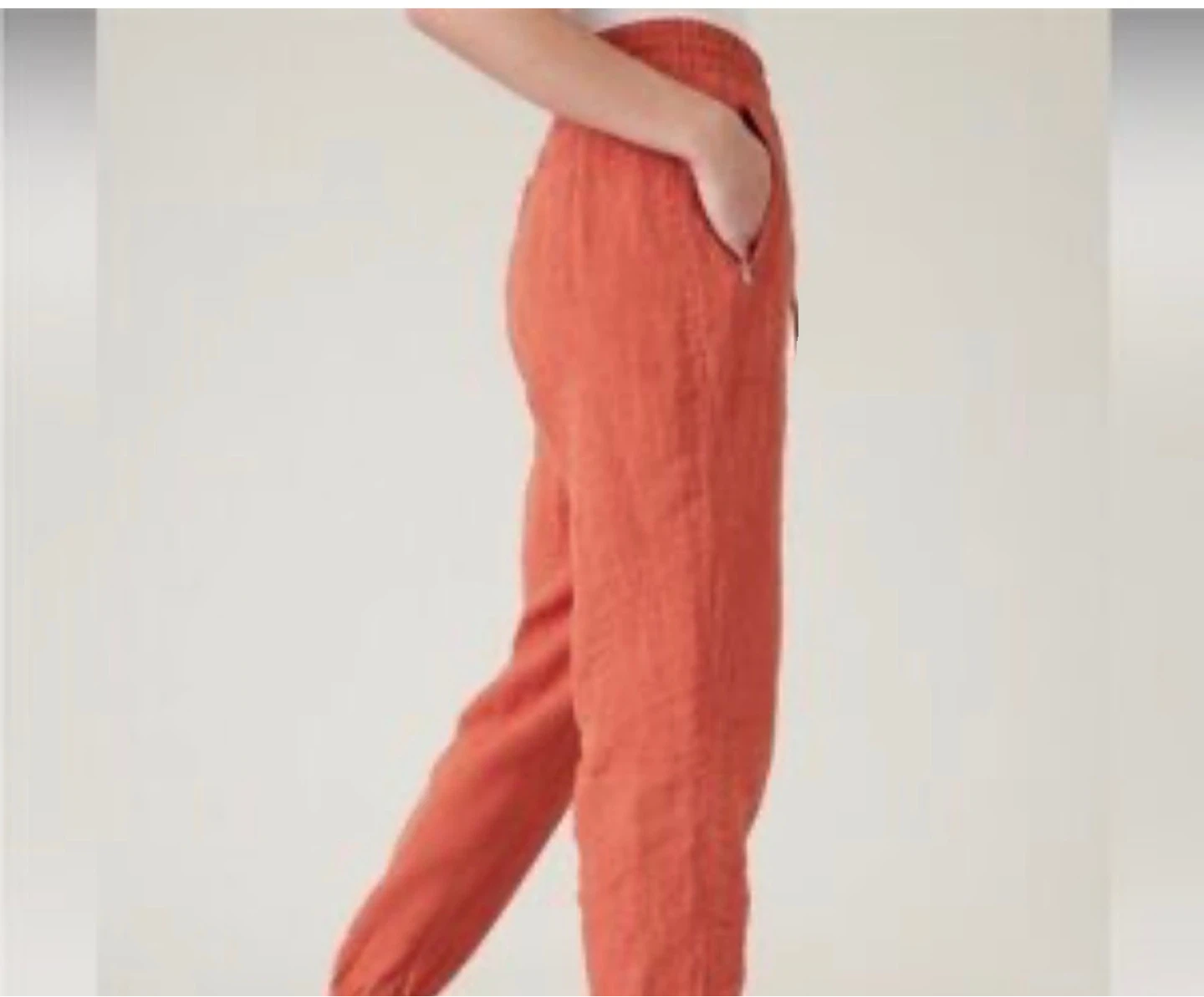 Contemporelle Linen Blend Pants Size 6 - photo 2