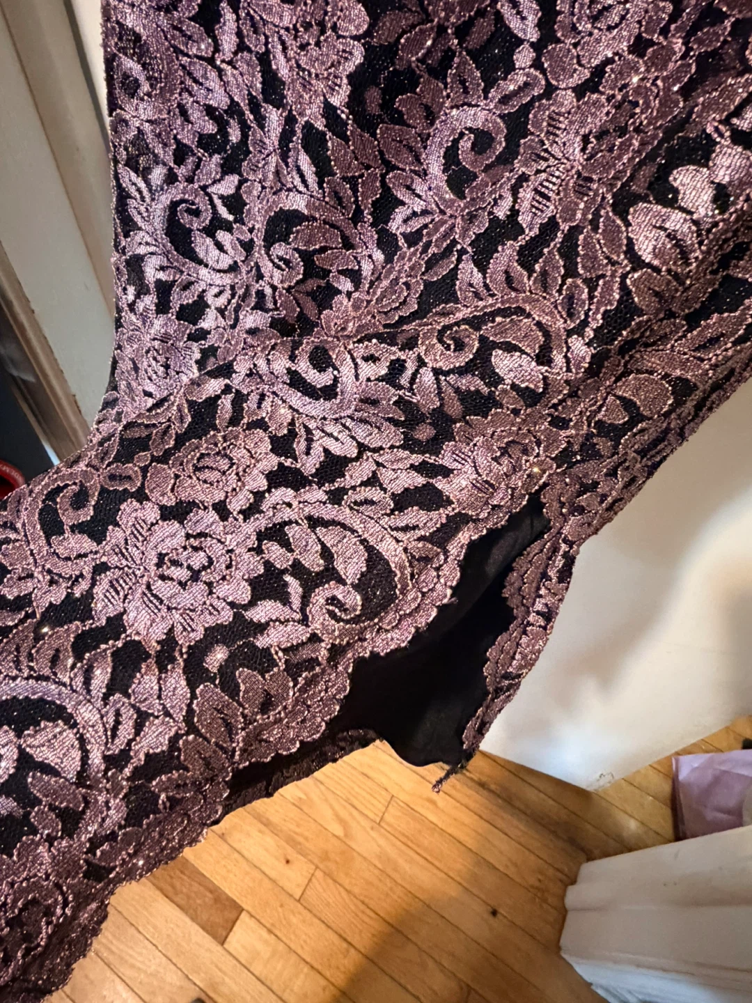 Lace midi dress - photo 4