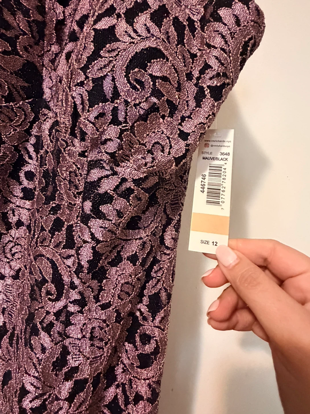 Lace midi dress - photo 2