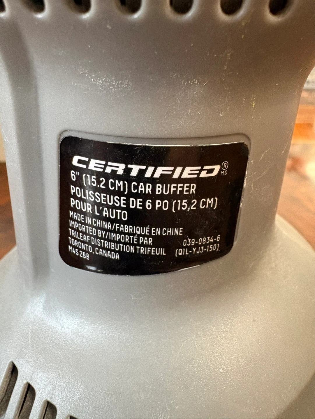 Certified 6" Car Buffer Polisher - photo 3