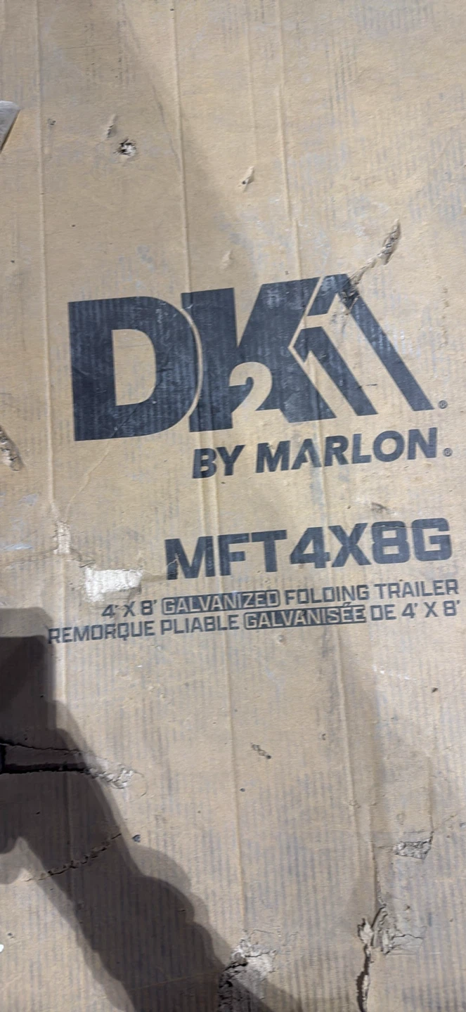 DK2 by Marlon MFT4X8G Galvanized Folding Trailer - photo 2