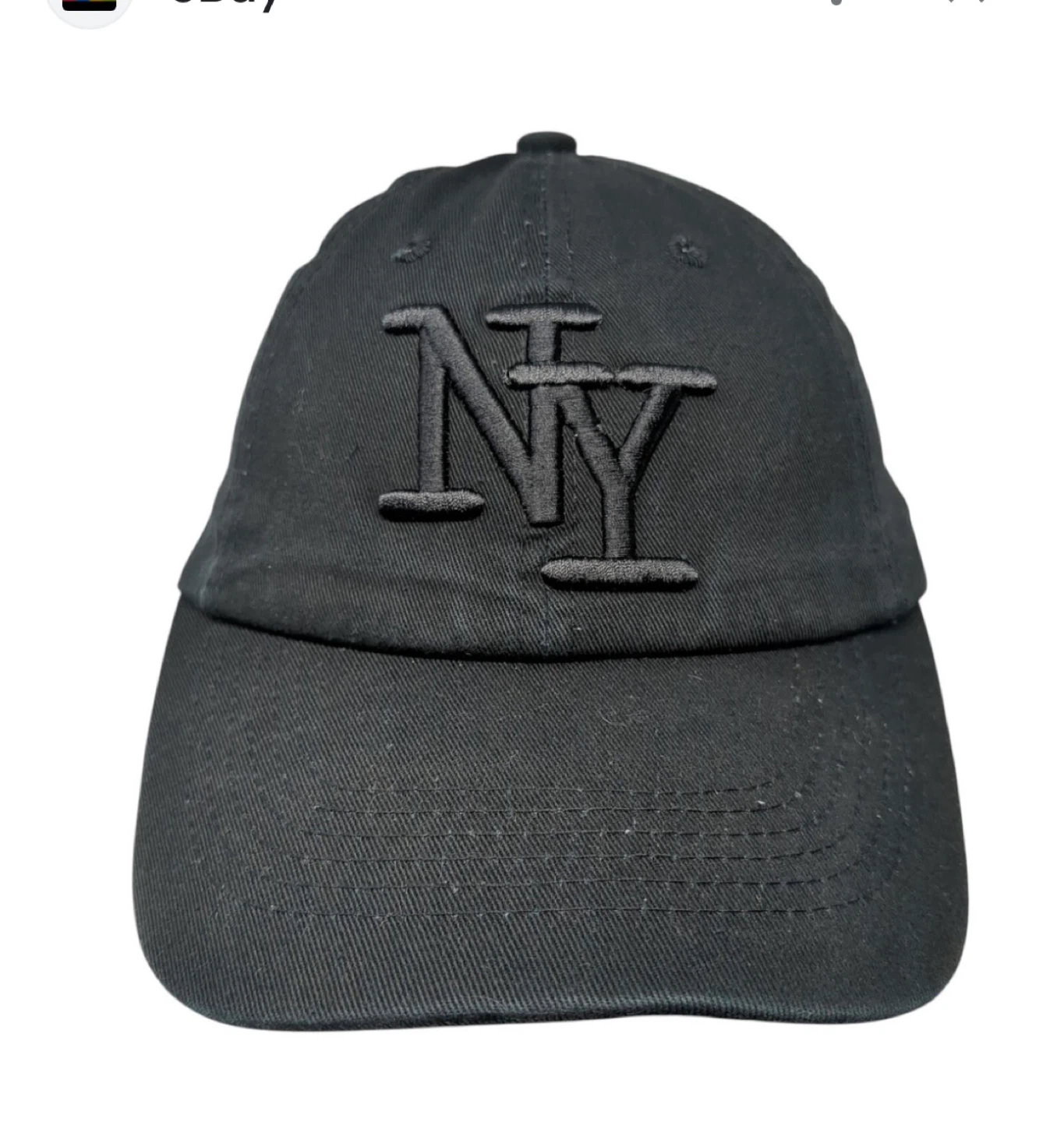Black NY Baseball Cap - photo 3