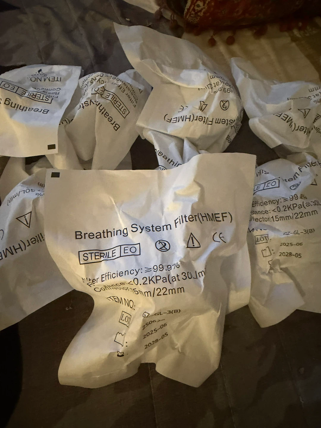 10-Breathing System Filters for CPAP machines