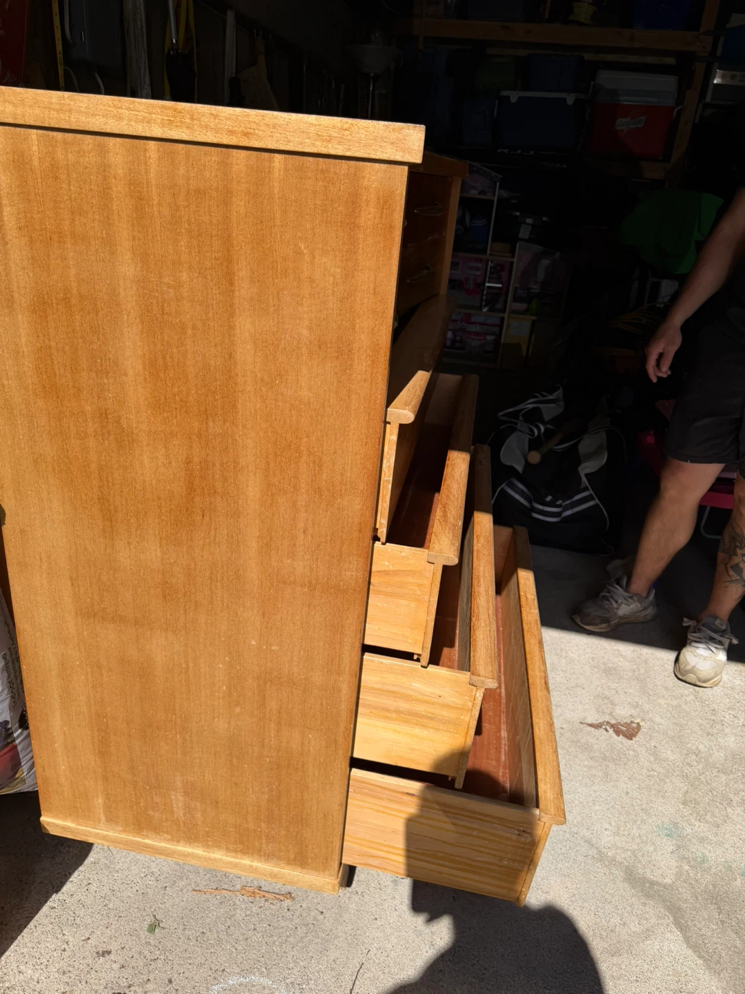 Wooden Dresser with Drawers - photo 3