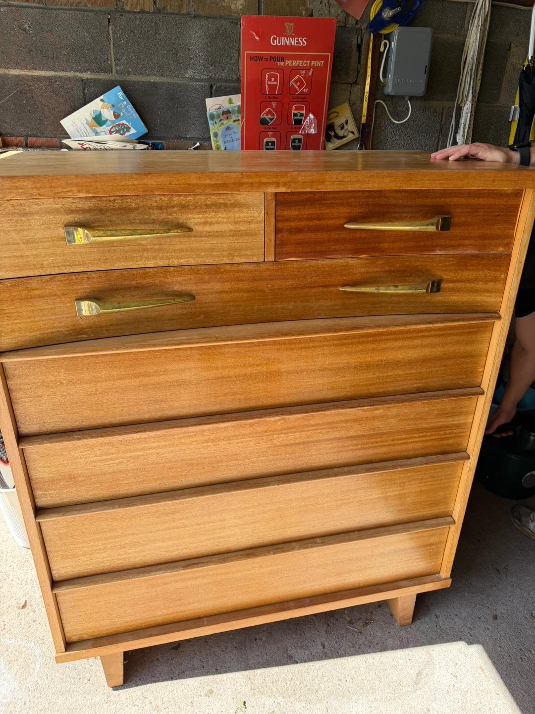 Wooden Dresser with Drawers