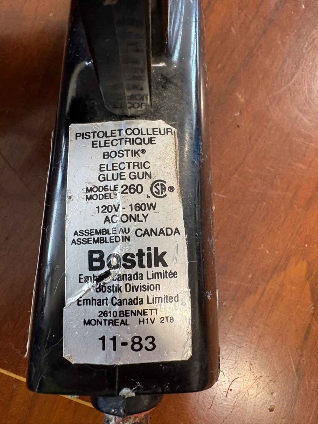 Bostik 260 Electric Glue Gun - photo 4