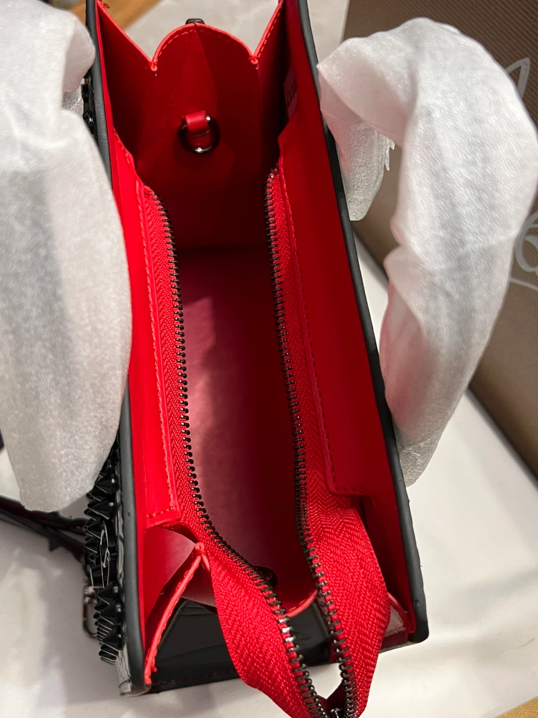 Christian Louboutin Black Crocodile Embossed Tote Bag - photo 3