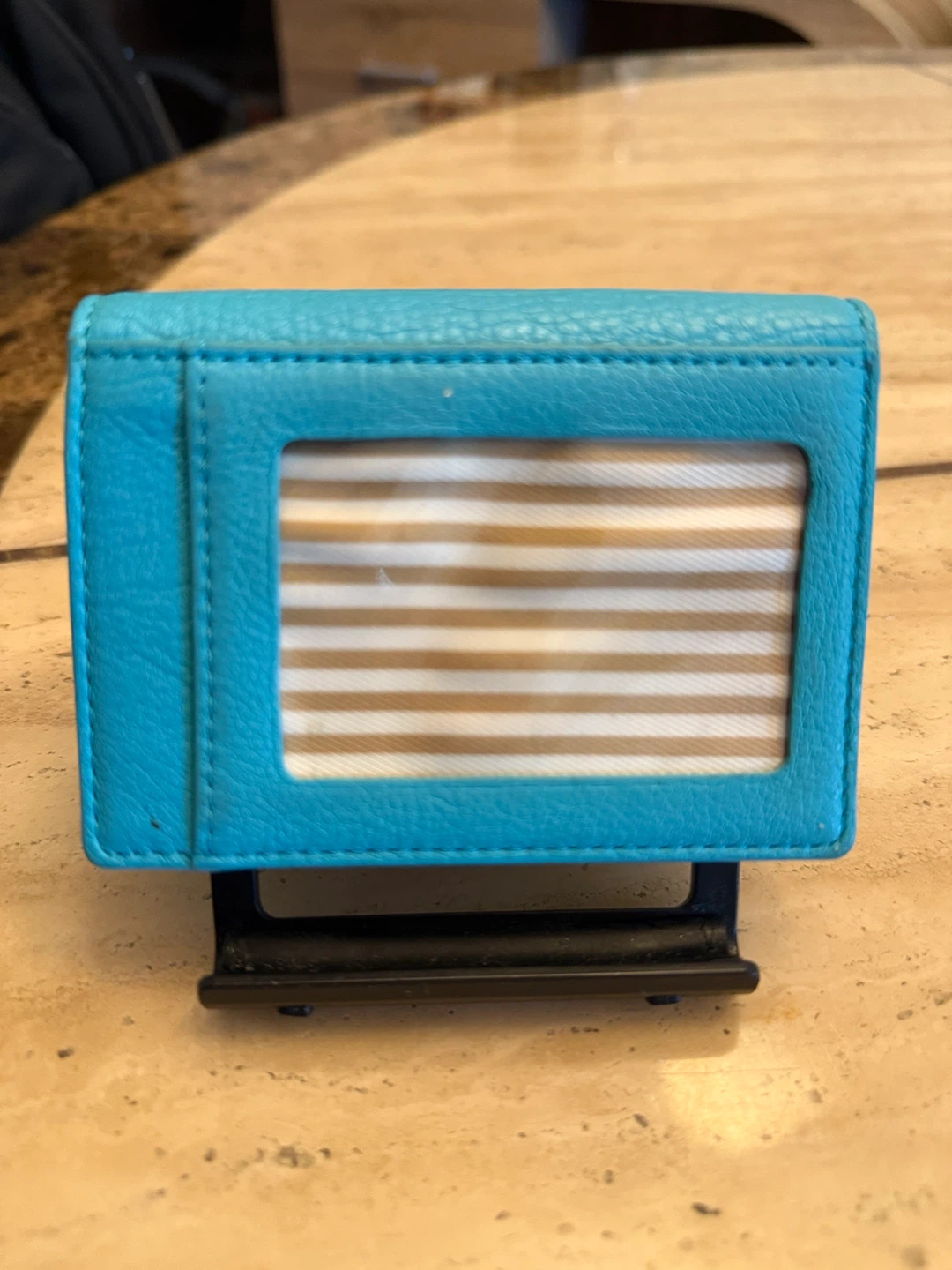 Kate Spade New York Blue Leather Card Holder - photo 2