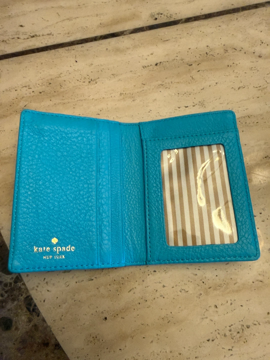 Kate Spade New York Blue Leather Card Holder - photo 3