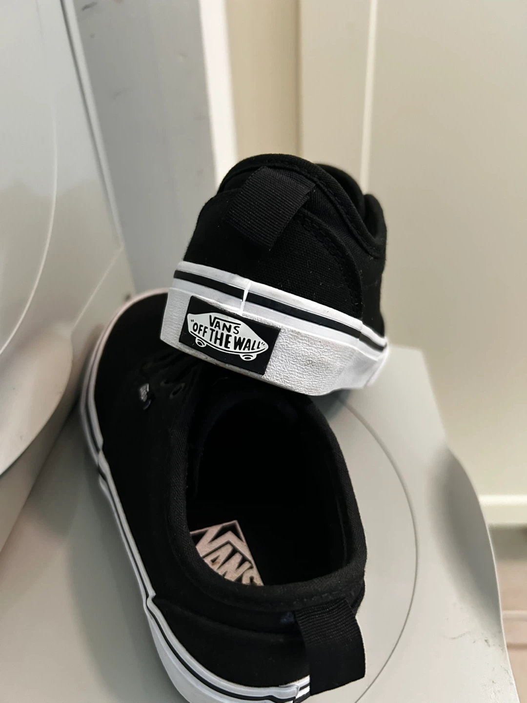 Vans Youth Black Canvas Shoes - photo 4