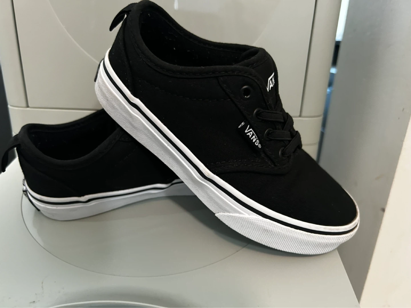 Vans Youth Black Canvas Shoes - photo 3