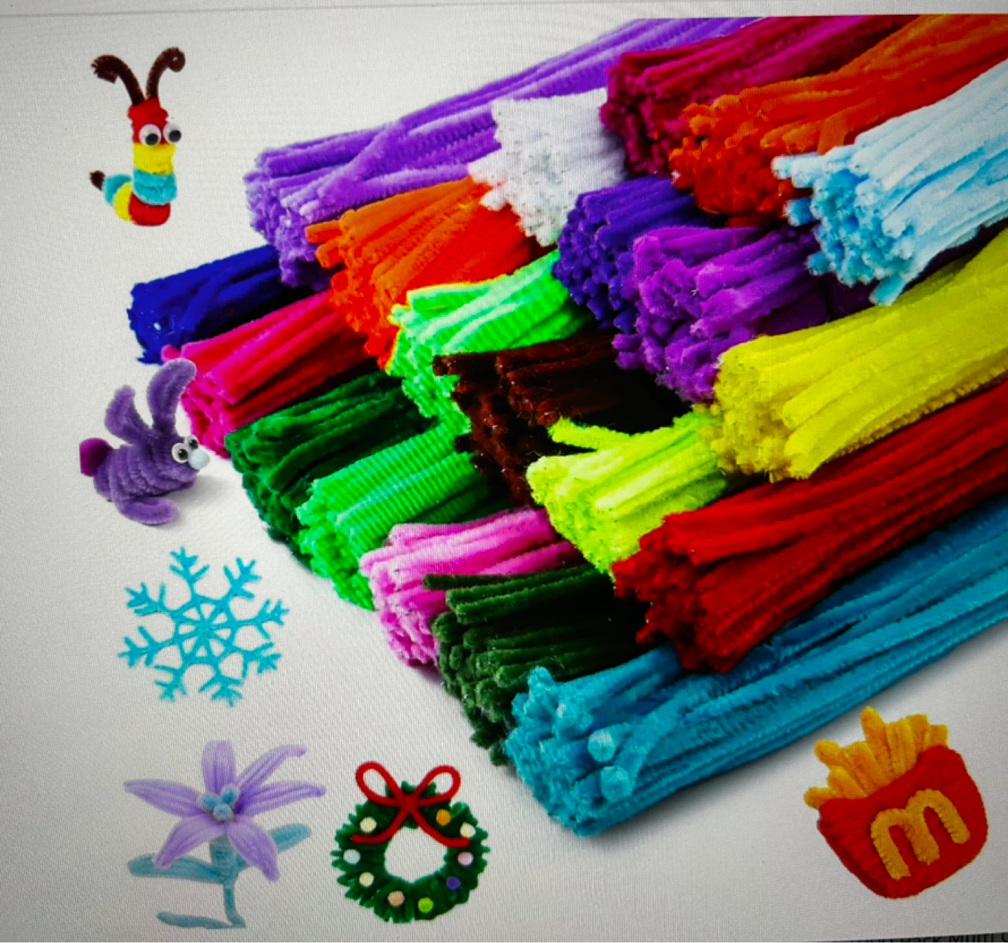 Assorted Colourful Pipe Cleaners - photo 5