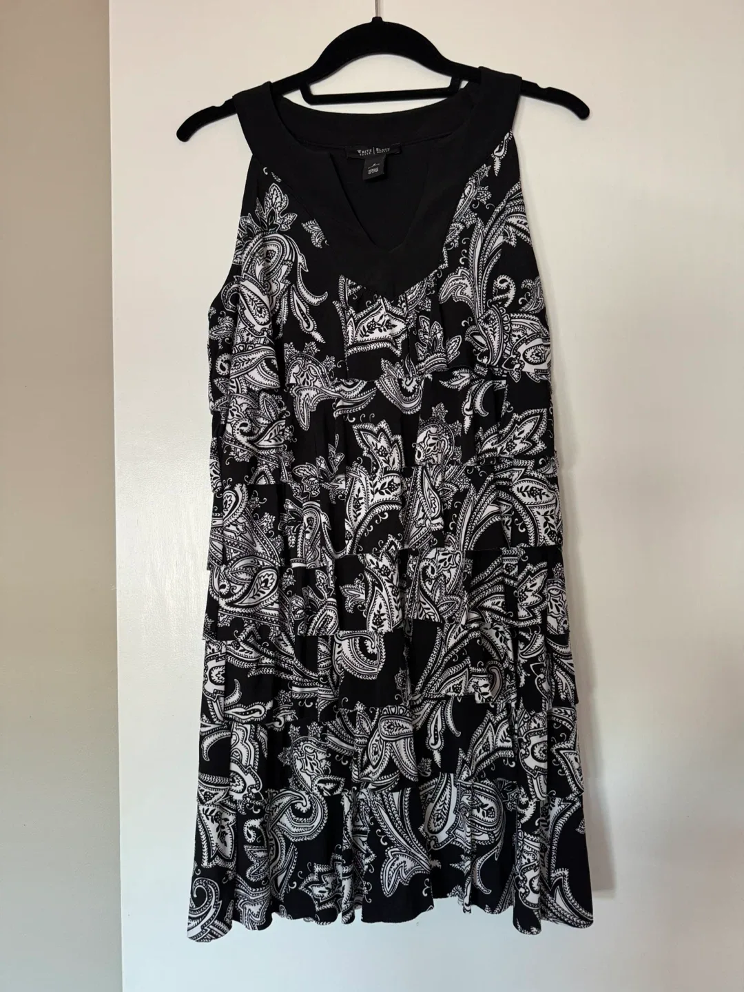 White House Black Market Paisley Print Dress Size S