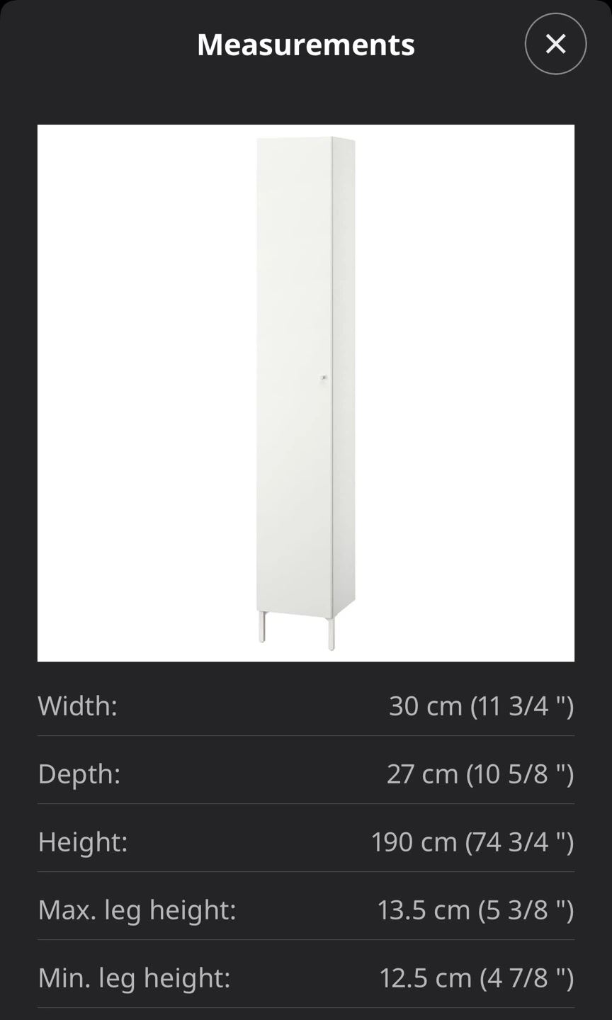 IKea Nysjon  storage cabinet- FREE - photo 3