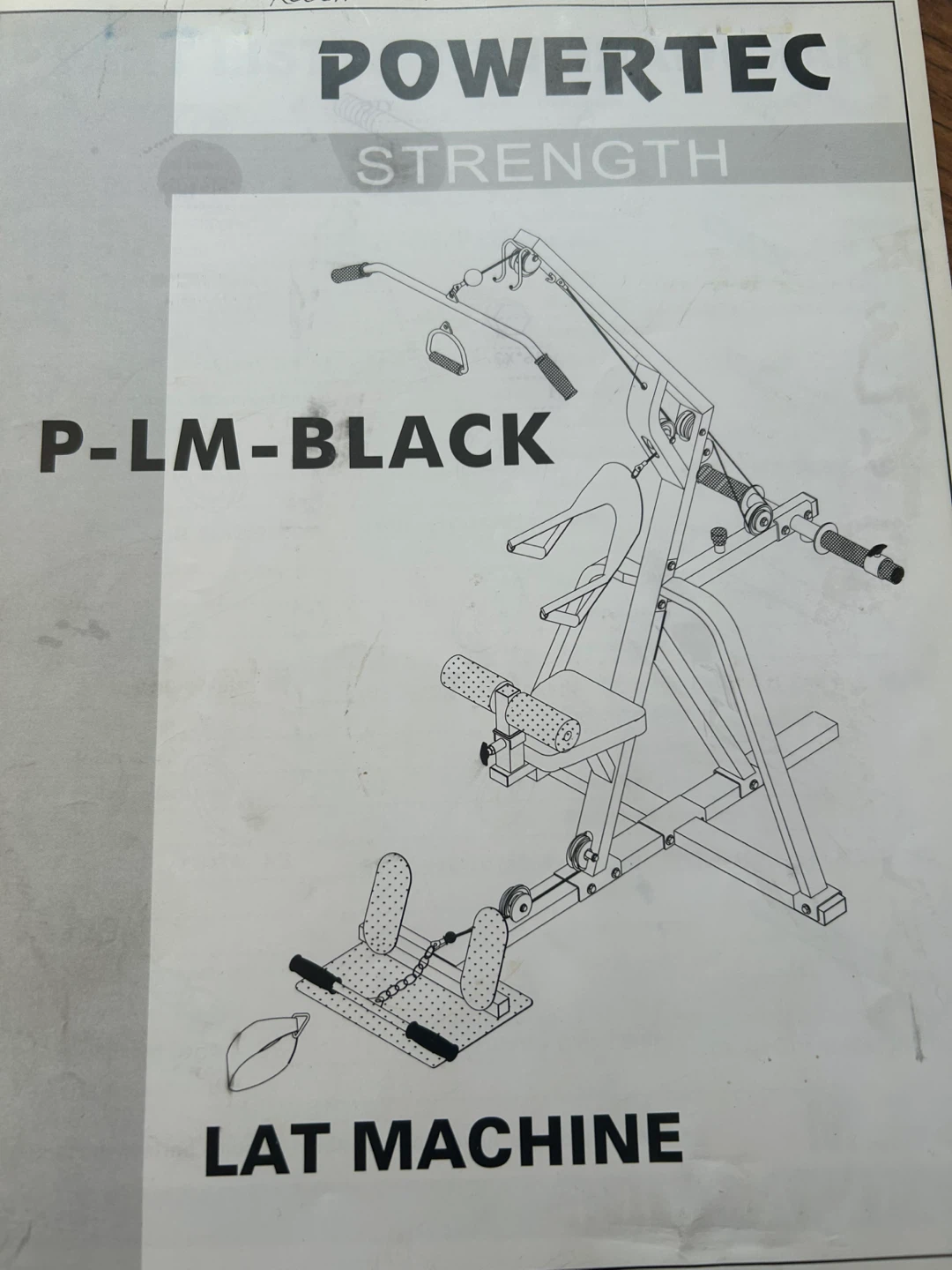 POWERTEC LAT MACHINE P-LM-BLACK - photo 2