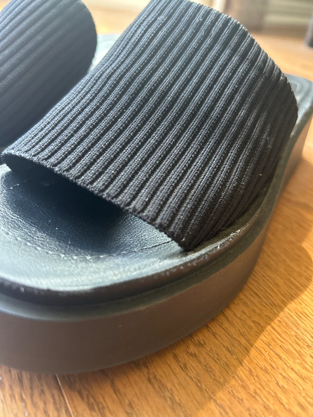 Steve Madden Black Slide Sandals - photo 3