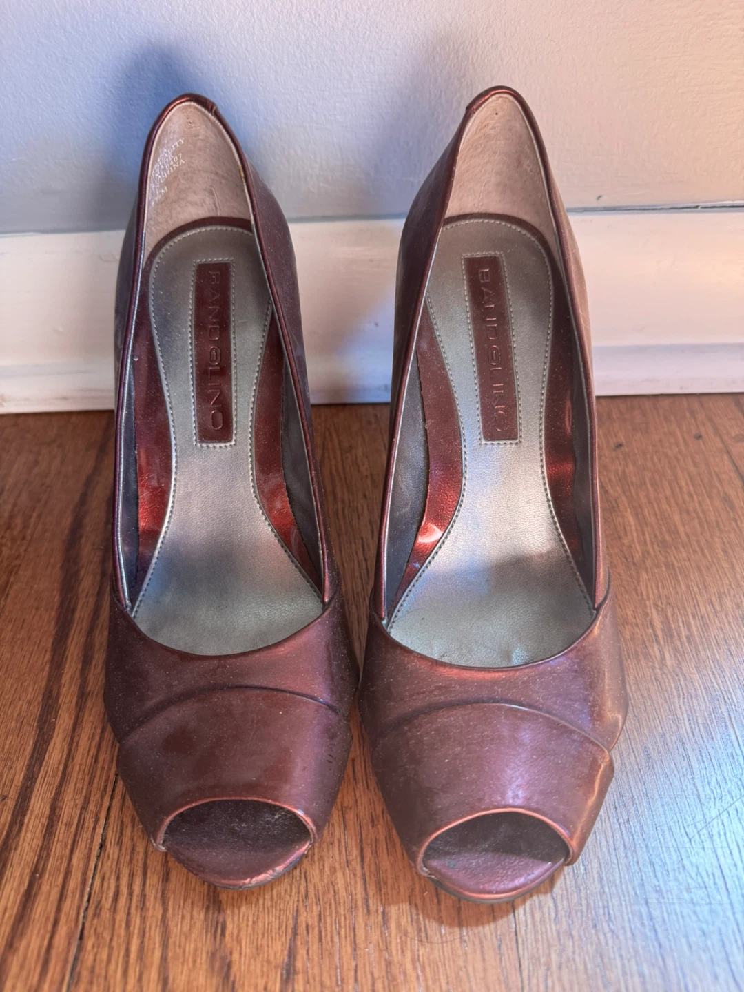 Bandolino Peep Toe Heels size 5.5
