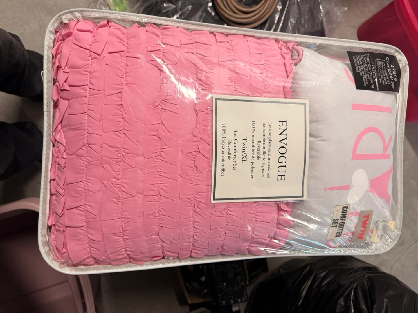 ENVOGUE Twin/XL 4pc Comforter Set
