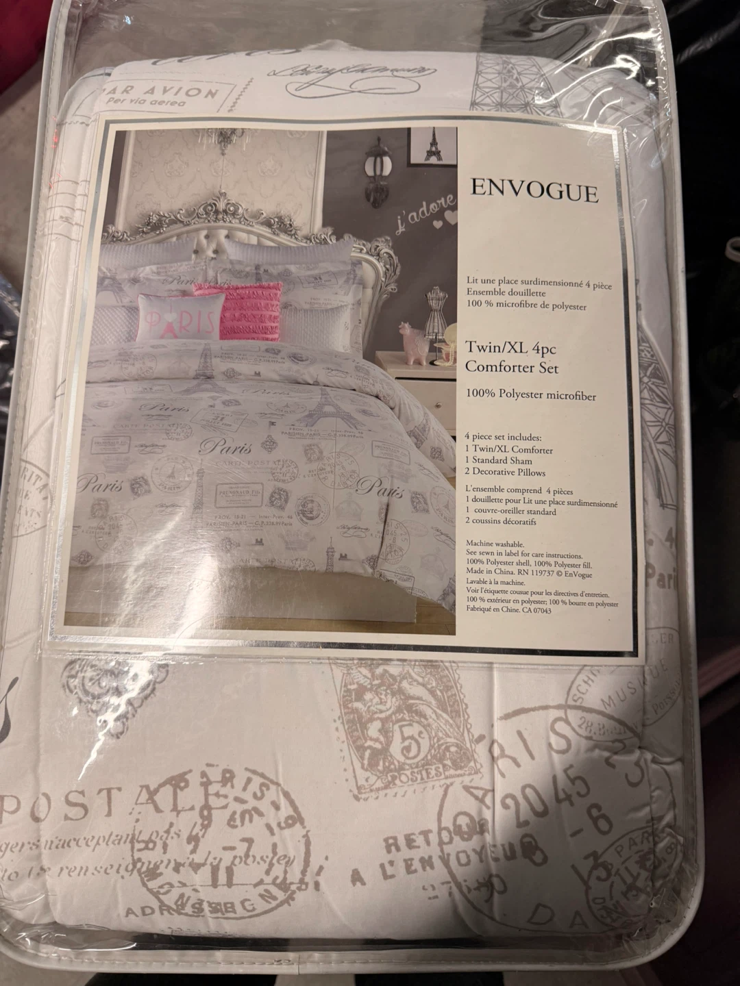 ENVOGUE Twin/XL 4pc Comforter Set - photo 3