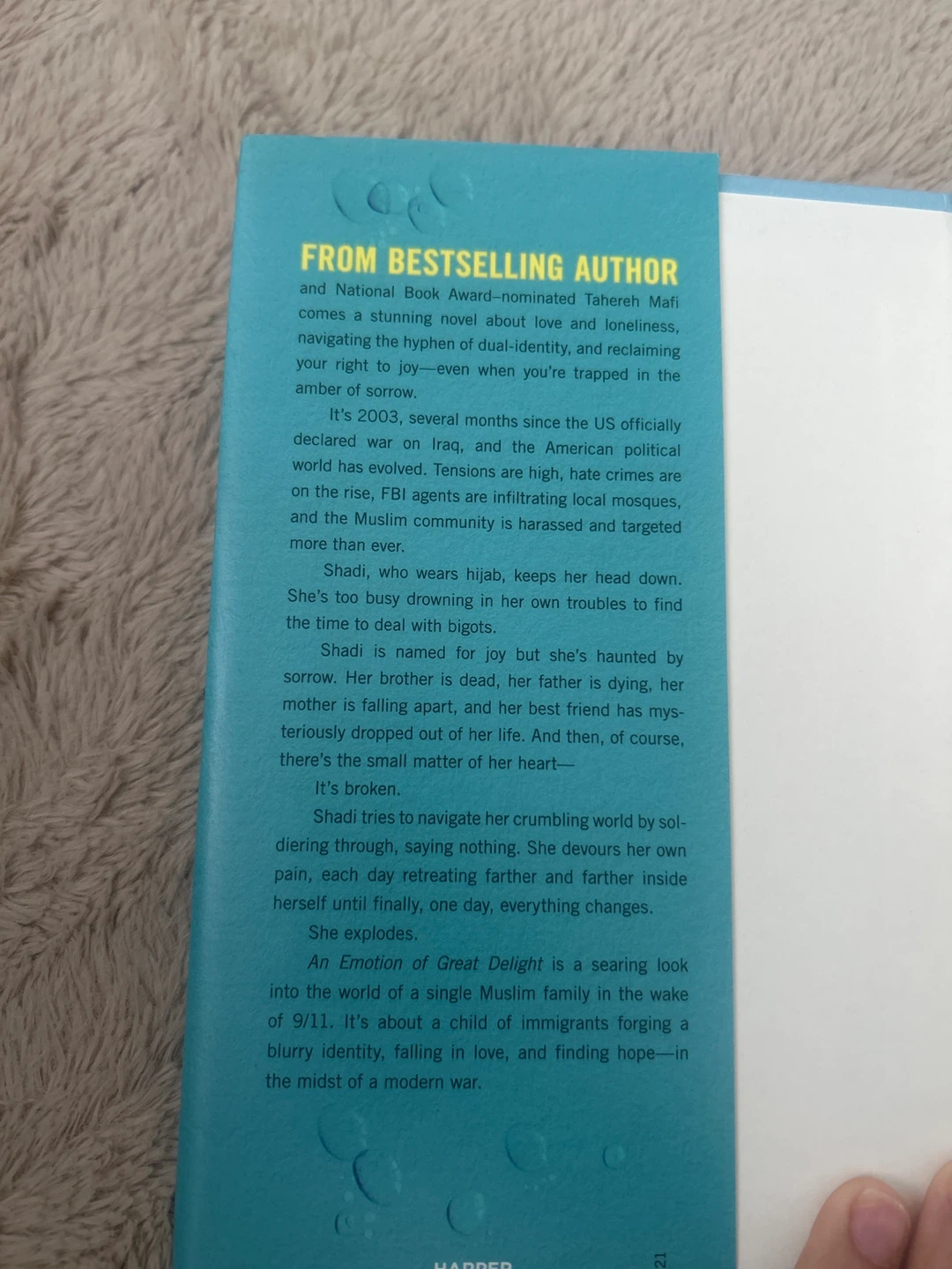 An Emotion of Great Delight A Novel by Tahereh Mafi - photo 2
