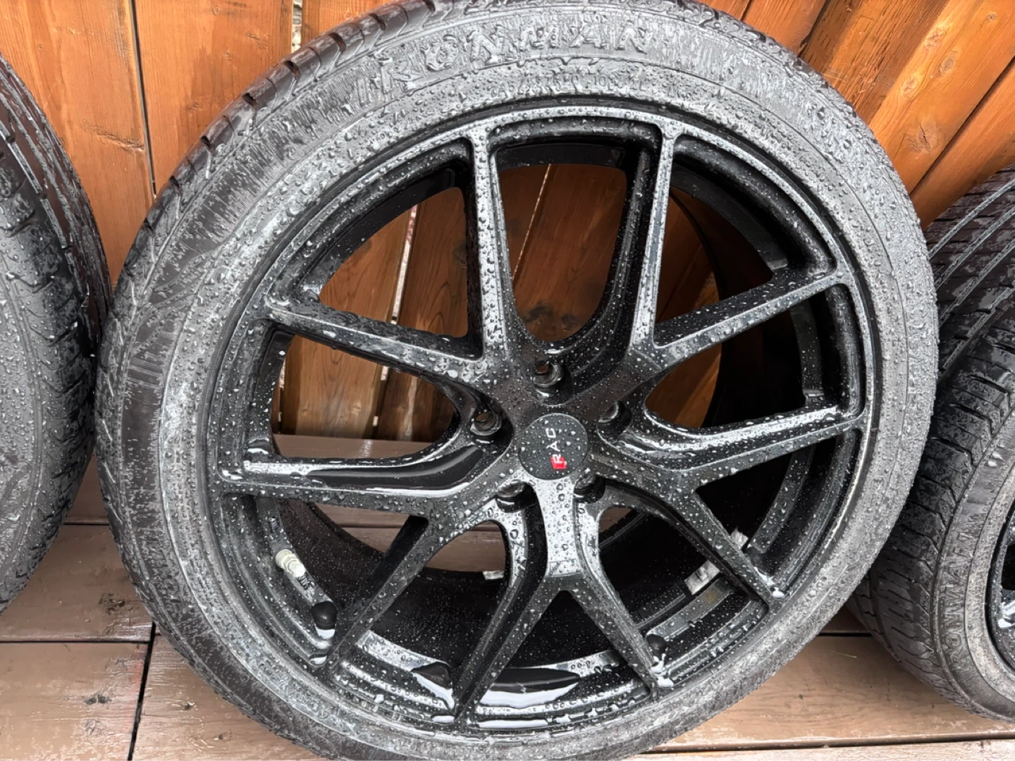 Set of RAC Alloy Wheels with Ironman All Season tires 245/45/20 - photo 3